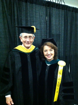 Dr. Joe Turner, internist and founder of Affinity Clinic, with Dr. Jacqueline Fincher, current president of the Georgia Chapter of the American College of Physicians.